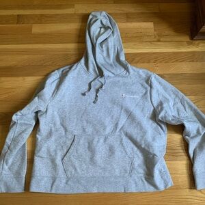 Grey champion hoodie